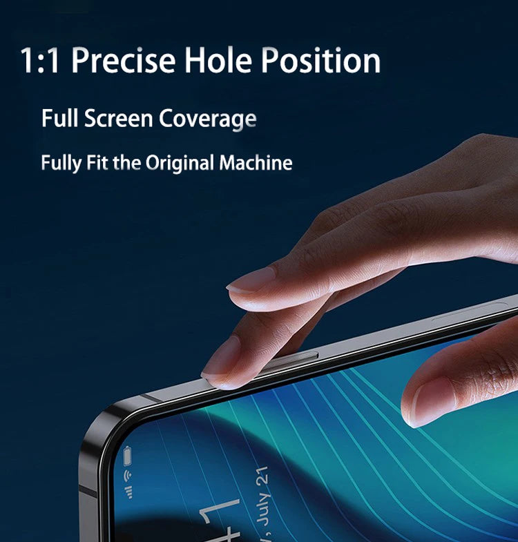 2-4Pcs 9D Screen Protector For iPhone 16 15 14 13 12 11 Pro Max Protective Glass For iPhone XR XS Max Full Cover Tempered Glass