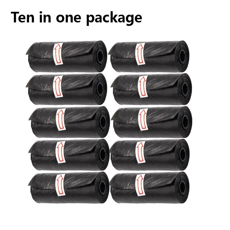 10 Rolls 1 Pack Pet Garbage Bag Dog Poop Bag Garbage Bags Cleaning WasteDisposable Trash Pouch Portable Bag