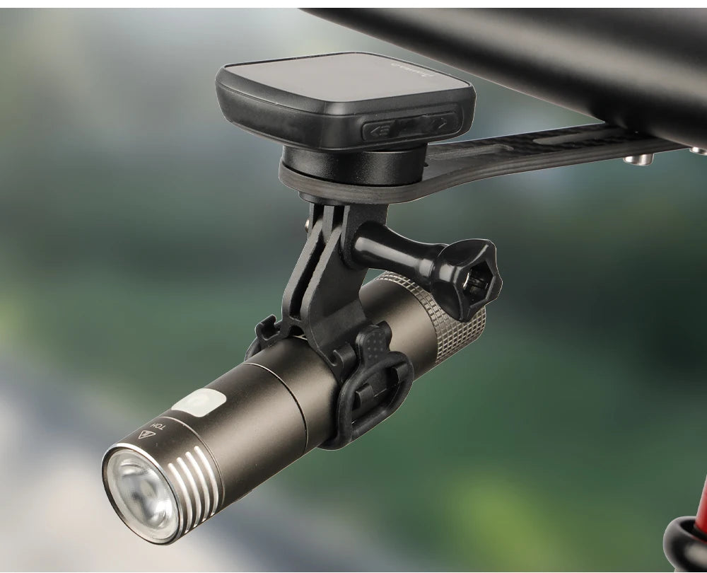 Bicycle Integrated Handlebar Computer Bracket for Garmin Bryton Wahoo Road Bike Speedometer Headlight Carbon Fiber Mount Stand