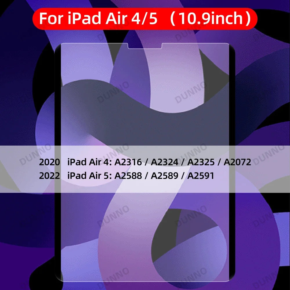For 2024 iPad Air 11/13 M2 Magnetic Paper Feel Film for iPad Pro12.9 10th Air iPad 10.2 7th 8th 9th mini 4 5 6 Screen Protector