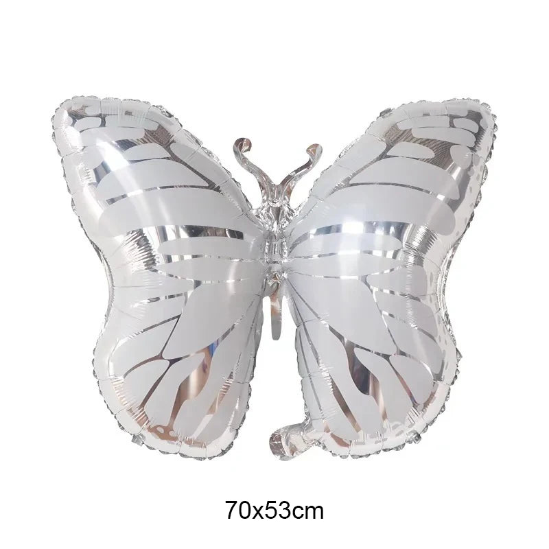 Large Butterfly Aluminum Foil Balloons Butterfly Helium Air Globos Birthday Party Decorations Baby Shower Kids Toy Photo Props