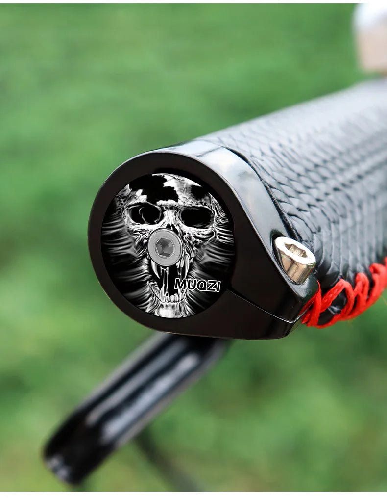 MUQZI Handlebar End Plugs MTB Road BMX Folding Bike Handle Bar End Cap Aluminum Alloy Handlebar Grip Cover Bicycle Accessories