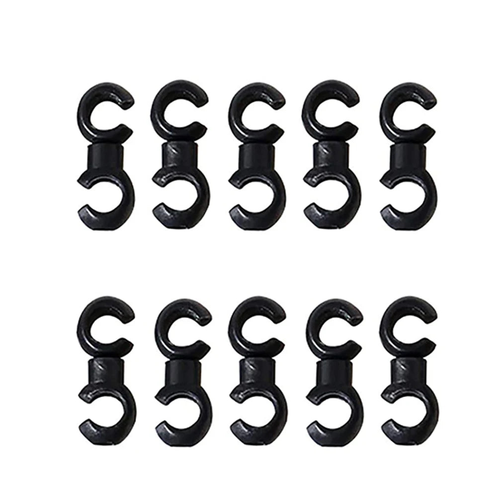 Bicycle Brake Gear Cable S Style Buckle Hose Guide Black Cross Line Clip Ring Clasp Cycling Accessories for Road Bike