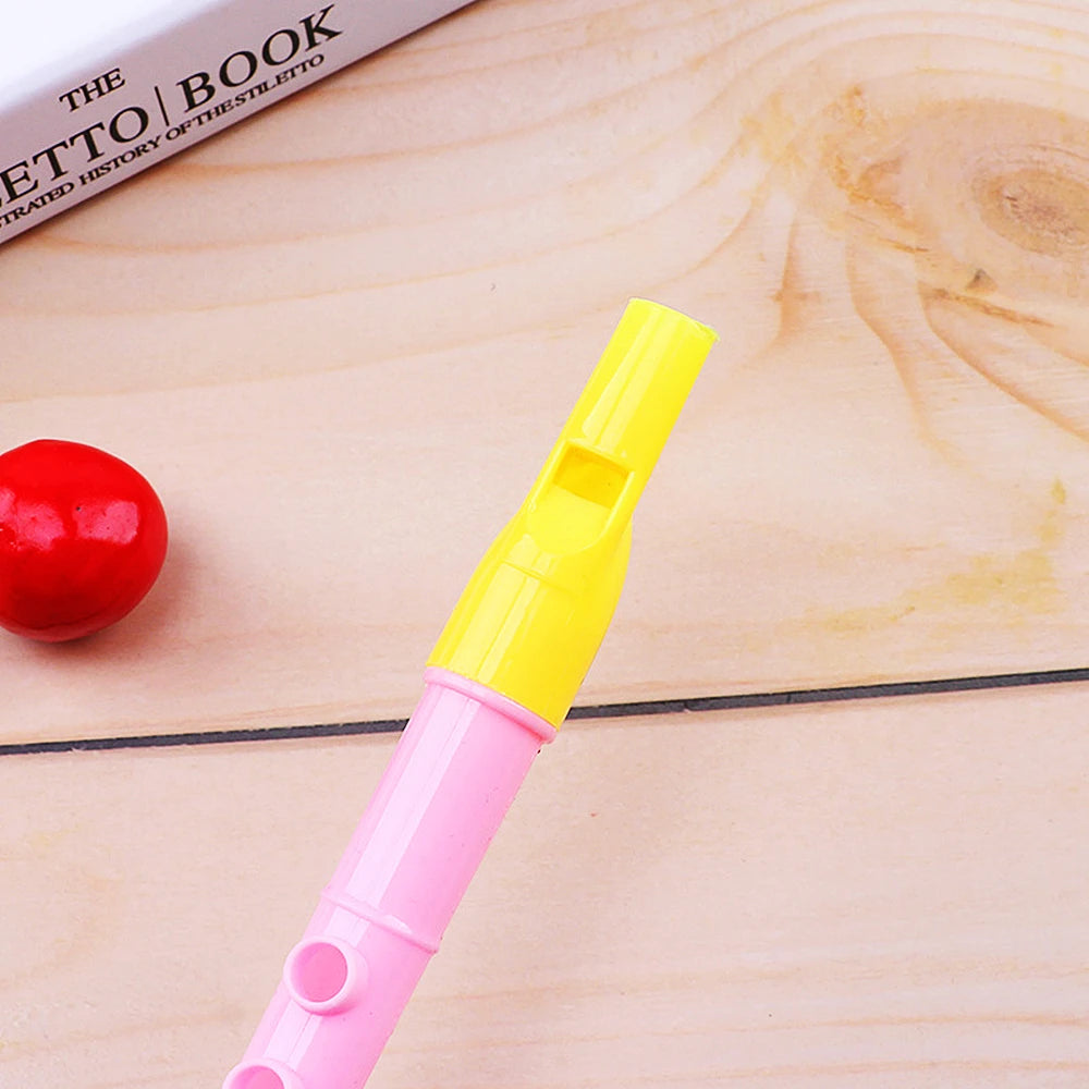 20 Pcs Mini Fun Kids Party Favor Colorful Flute Musical Instrument Toys Birthday Gift Souvenir Piñata Boys Girls Carnival Prizes