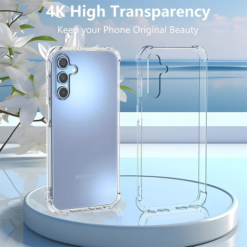 Samsung Galaxy A55 A54 A53 A52 A52S A51 A50 5G Phone Covers Shockproof Clear Silicone Soft Case For