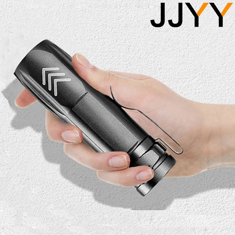 Mini Keychain Lamp Keychain Pocket Torch USB Rechargeable LED Light Flashlight Lamp Waterproof Keychain Light 1PC