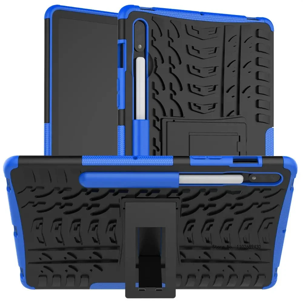 Armor Kickstand Case for Samsung Galaxy Tab S9 A9 Plus 11 12.4 S8 S7 FE A8 10.5 A7 Lite S6 Lite 10.4 Tablet Cover SM-X810 Funda
