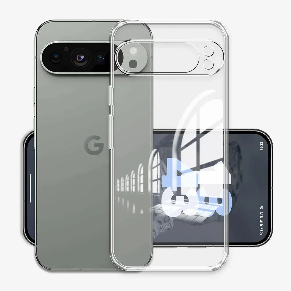 For Google Pixel 9 Pro XL GR83Y Case Clear Soft Silicone Phone Case For Google Pixel9 /Pixel 9Pro Shockproof Cover TPU New Coque