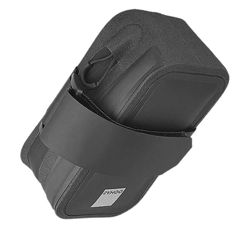 Bicycle Saddle Bag Rain Proof Rear Seat Tube Pannier Reflective Cycling Storage Tail Pouch Rear Dry Pack 0.5L Capacity