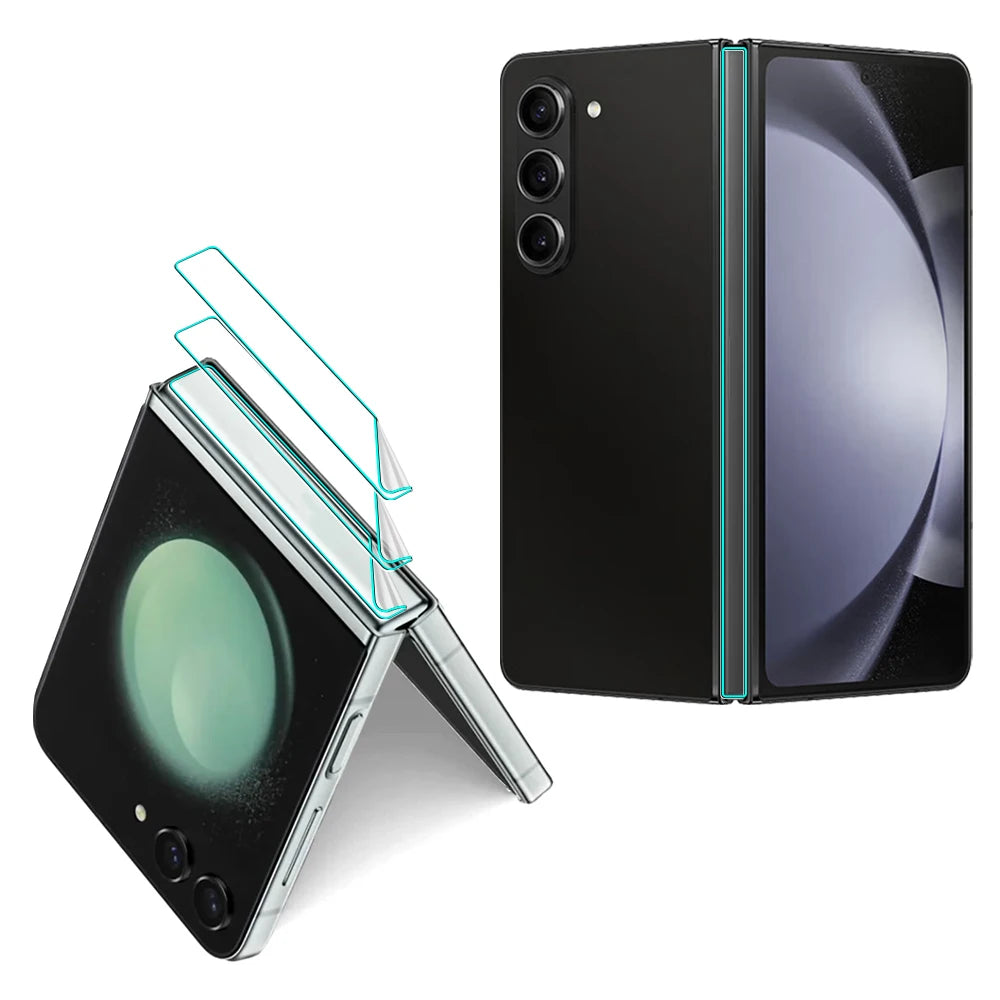 5/1Pcs Hinge Protector Film For Samsung Galaxy Z Flip 5 6/Fold 5 6 Anti-Scratch Protective Border Sticker ZFlip6 Hydrogel Films
