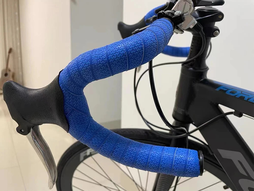 1Pair Road Bike Handlebar Tape Anti Slip Silica Gel Handlebar Tape Shock Absorption Cycling Bar Tape Bicycle Accessories