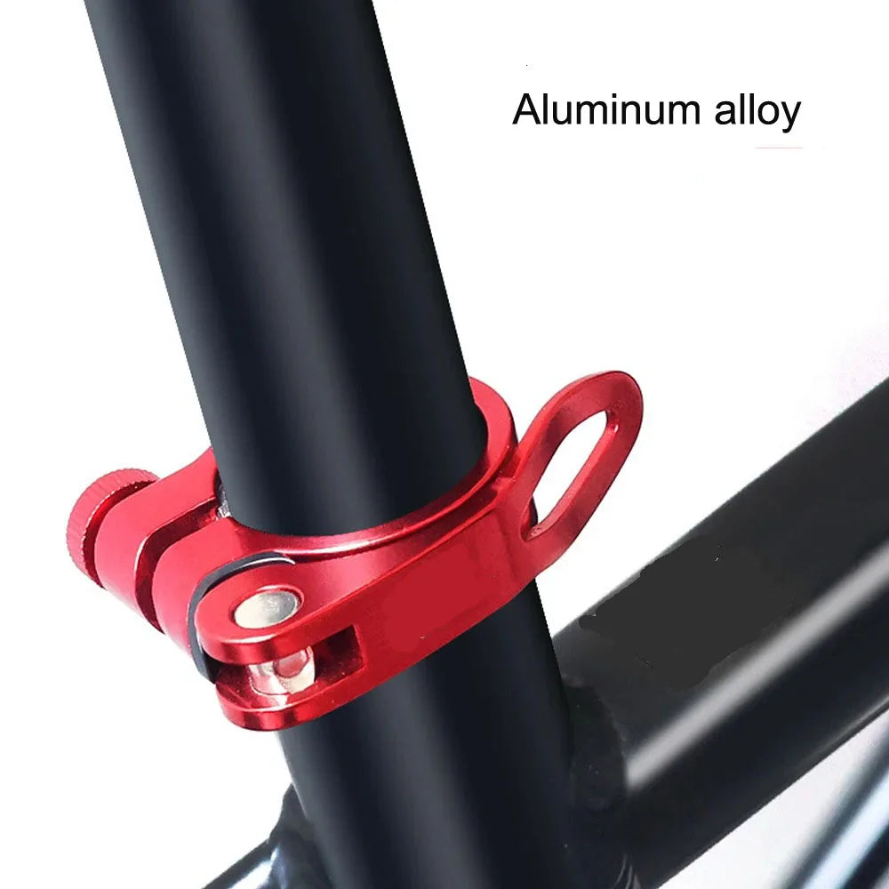 LUNJE Road Bike Aluminum Ultralight Bicycle Seat Post Clamp 28.6mm 31.8mm 34.9 mm Mountain Road bicycle seatpost clamp bicycle