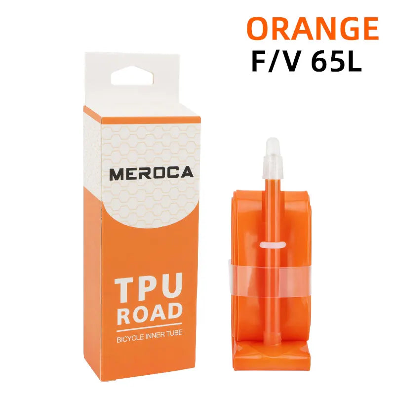 MEROCA Road Bike TPU Inner Tube 700x23-32C FV 45L/65L/80L Ultra-light Road Bicycle Inner Tube