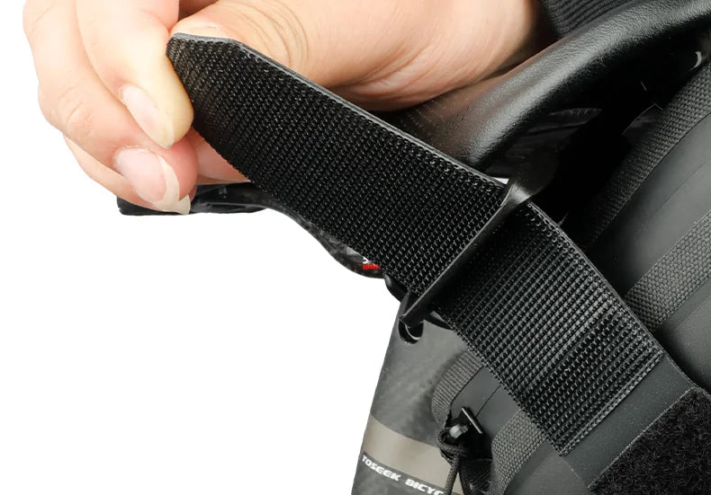 Bicycle Saddle Bag Rain Proof Rear Seat Tube Pannier Reflective Cycling Storage Tail Pouch Rear Dry Pack 0.5L Capacity