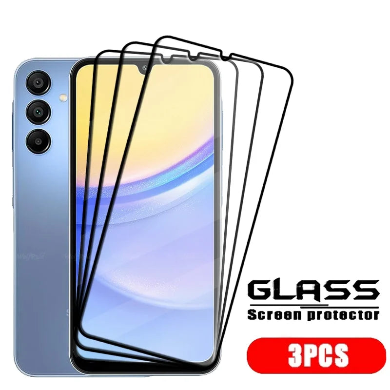 4PCS Full Cover Glass For Samsung A16 Glass Samsung Galaxy A16 Tempered Glass HD 9H Cover For Screen Protector Samsung A16 A 16