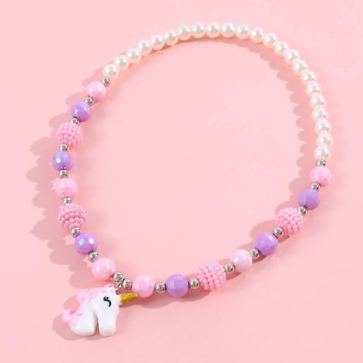 Makersland Cute Popcorn beads Bracelet Friendship Glass Bracelets For Girls Star Moon Cloud Flower Jewelry Accessories Wholesale
