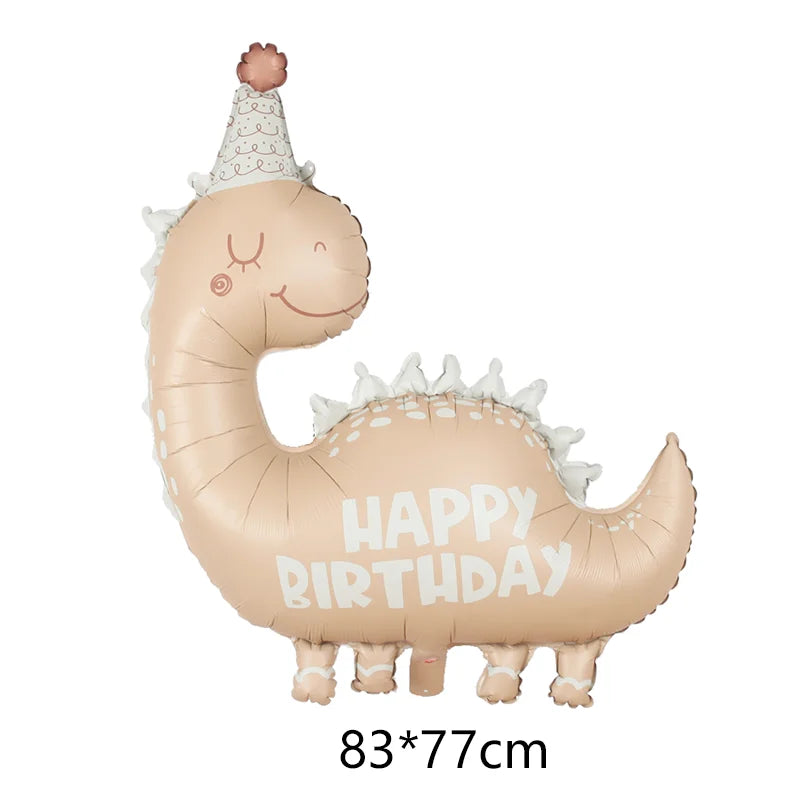 Cute Matte Rainbow Cake Bear Foil Balloon Kids Adult Birthday Party Decorations Cartoon Bow Candy Ice Cream Balloons Globos