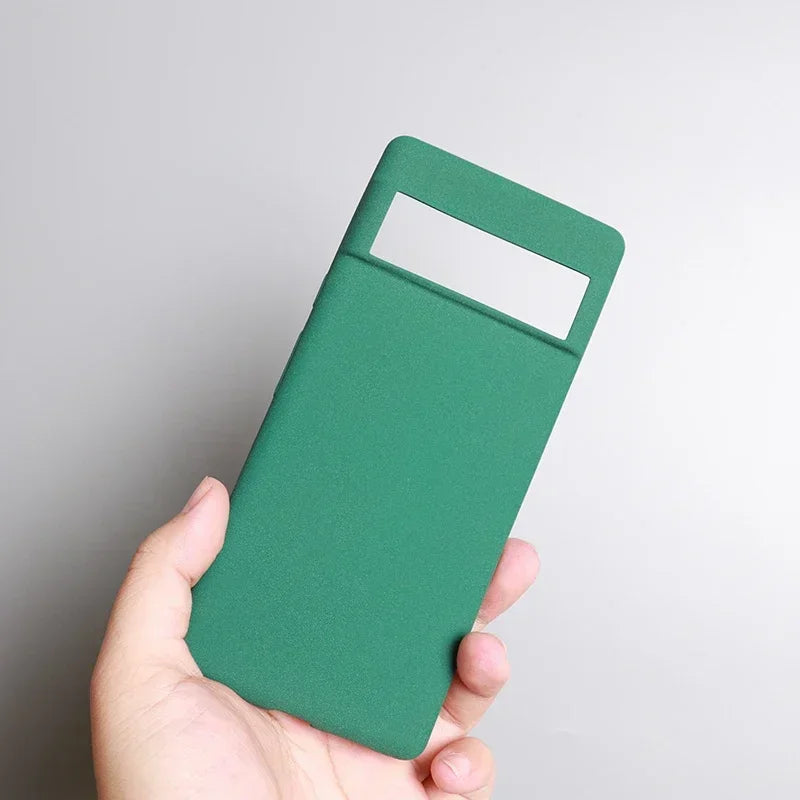 for Google Pixel 9A 9 8A 8 7 Pro 7A 6A 6 XL 5A 4A Case Sand Matte Soft Silicon Full Protect Antifall Anti-slip Cover Shell Funda