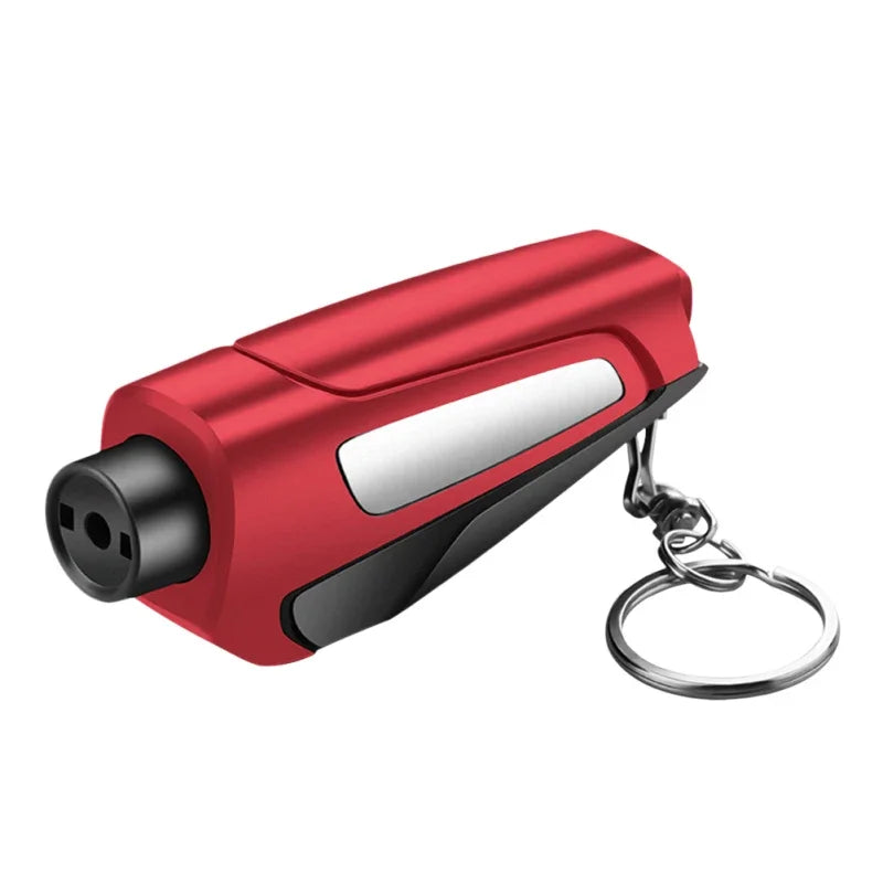 Car Emergency Hammer Alloy Mutifunction Emergency Windows Glass Breaker Safety Belt Cutter Keychain Self Rescue Tool