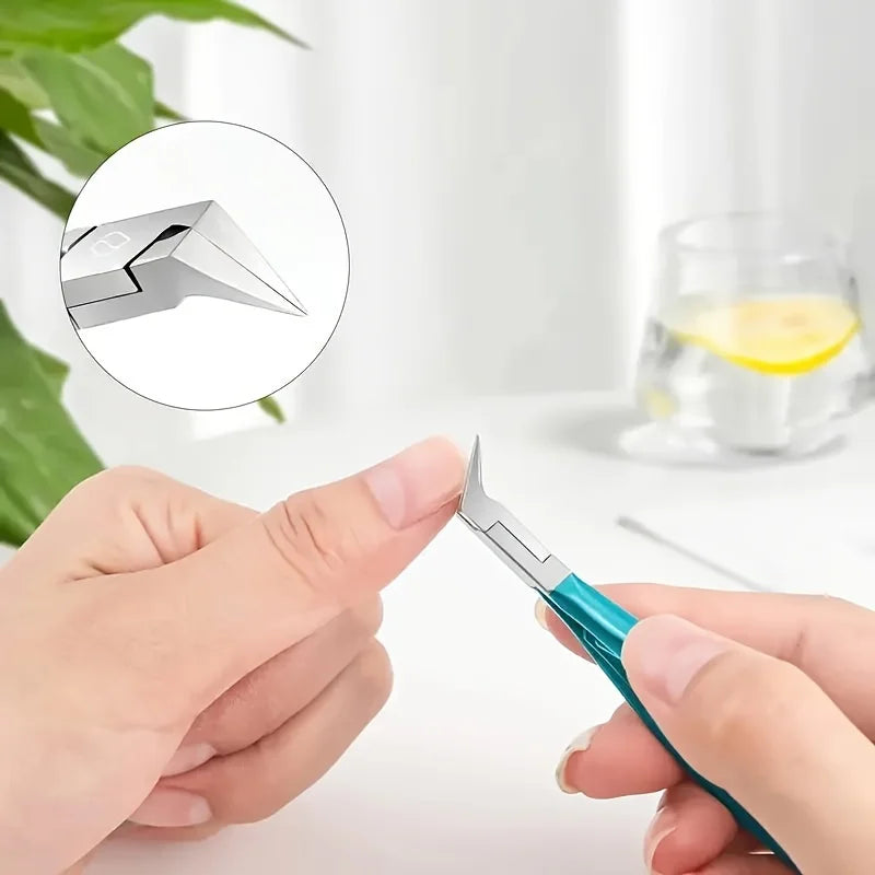 1Pcs Toenail Clipper Straight Blade for Ingrown and Thick Nails - Stainless Steel and Sharp Pointed Tip Ingrown Nail Clipper – W