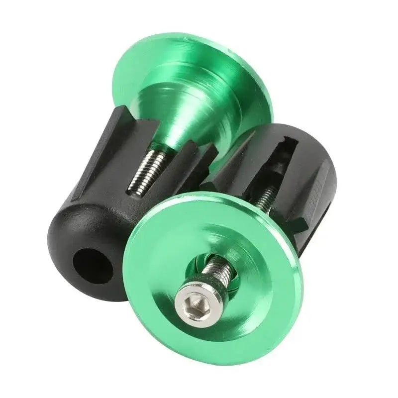 Bike Handlebar End Plugs Aluminum Alloy Mountain Road Bicycle Handlebar End Cap Multi-color Cycling Handlebar Accessories