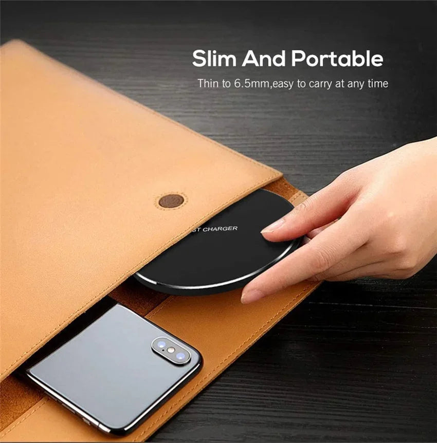 30W Super Fast Wireless Charger For Samsung Galaxy S20 S10 S9 S8 Note Phone Charging Pad For iPhone 15 14 13 12 Pro Xs Max X 8