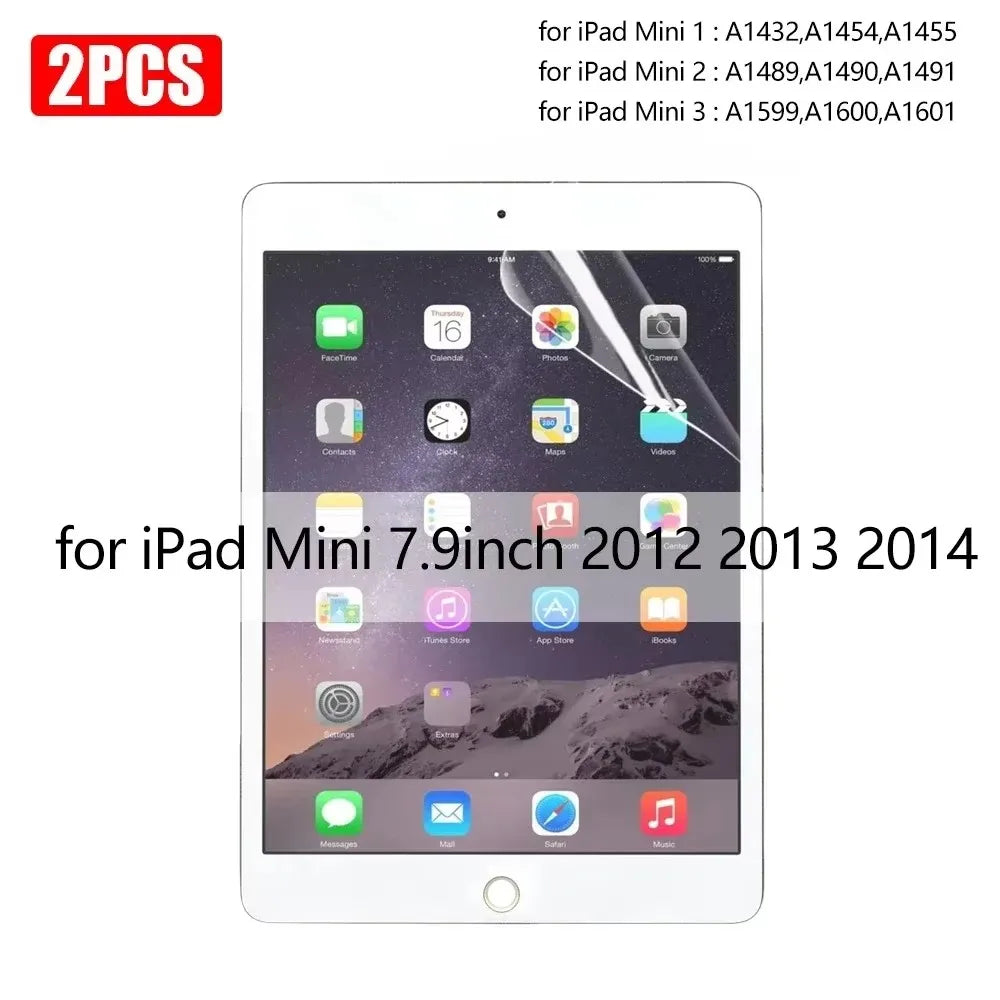 2Pcs/pack Paper Feel Screen Protector Painting Matte PET Film For iPad Pro 11 13 M4 12.9in Air Mini 8th 9th 10th Gen 9.7 10.9