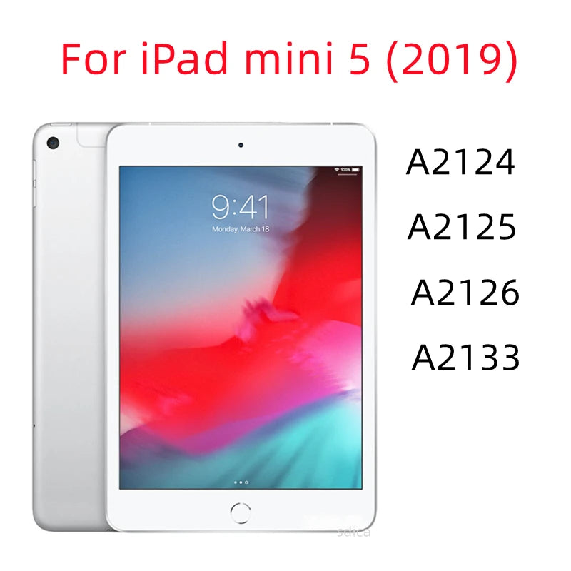 For iPad 10.2 9th 8th 7th Pro 9.7 10.5 10.9 11 Air Mini 6 5 4 3 2 1 7.9 2021 2020 2019 2018 2017 Tempered Glass Screen Protector
