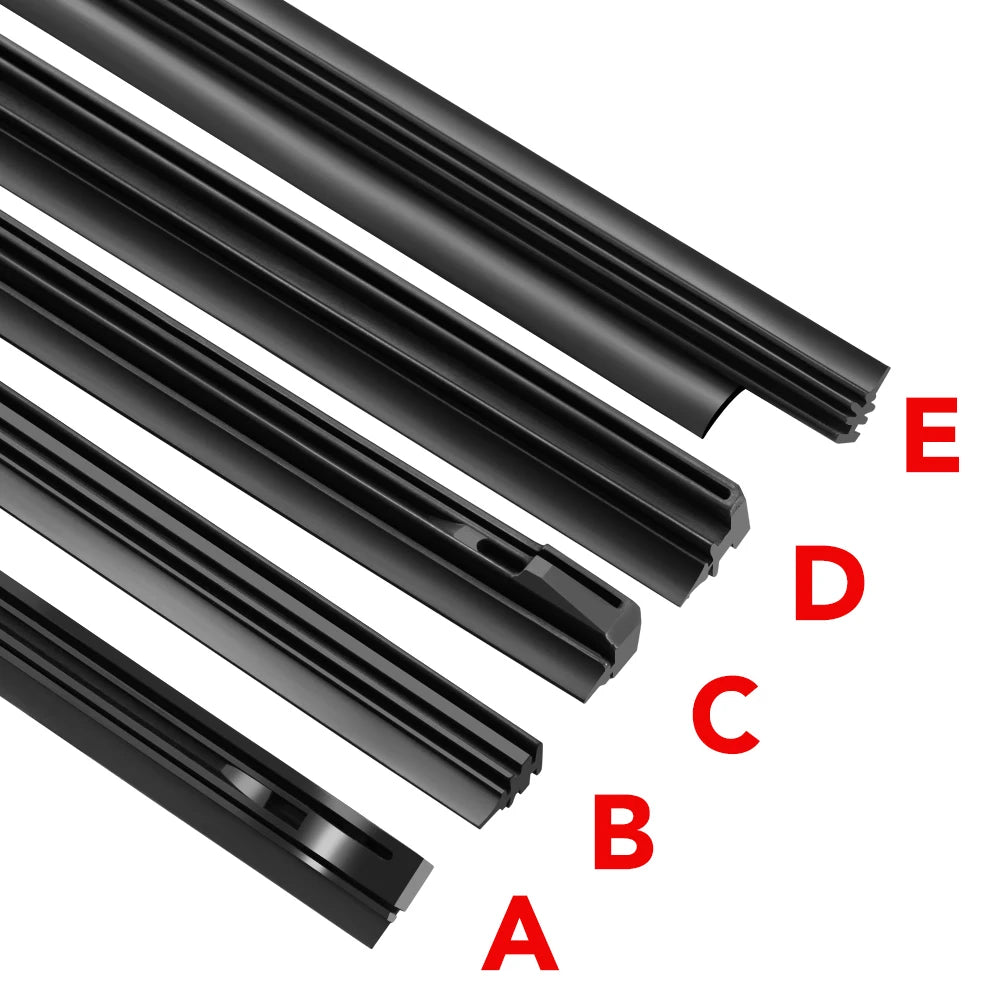 Car Wiper Rubber Strips Refill Wiper Blade Replacement Parts All Types Seasons Windshield Wiper Blades Blade Soft Car Accessorie