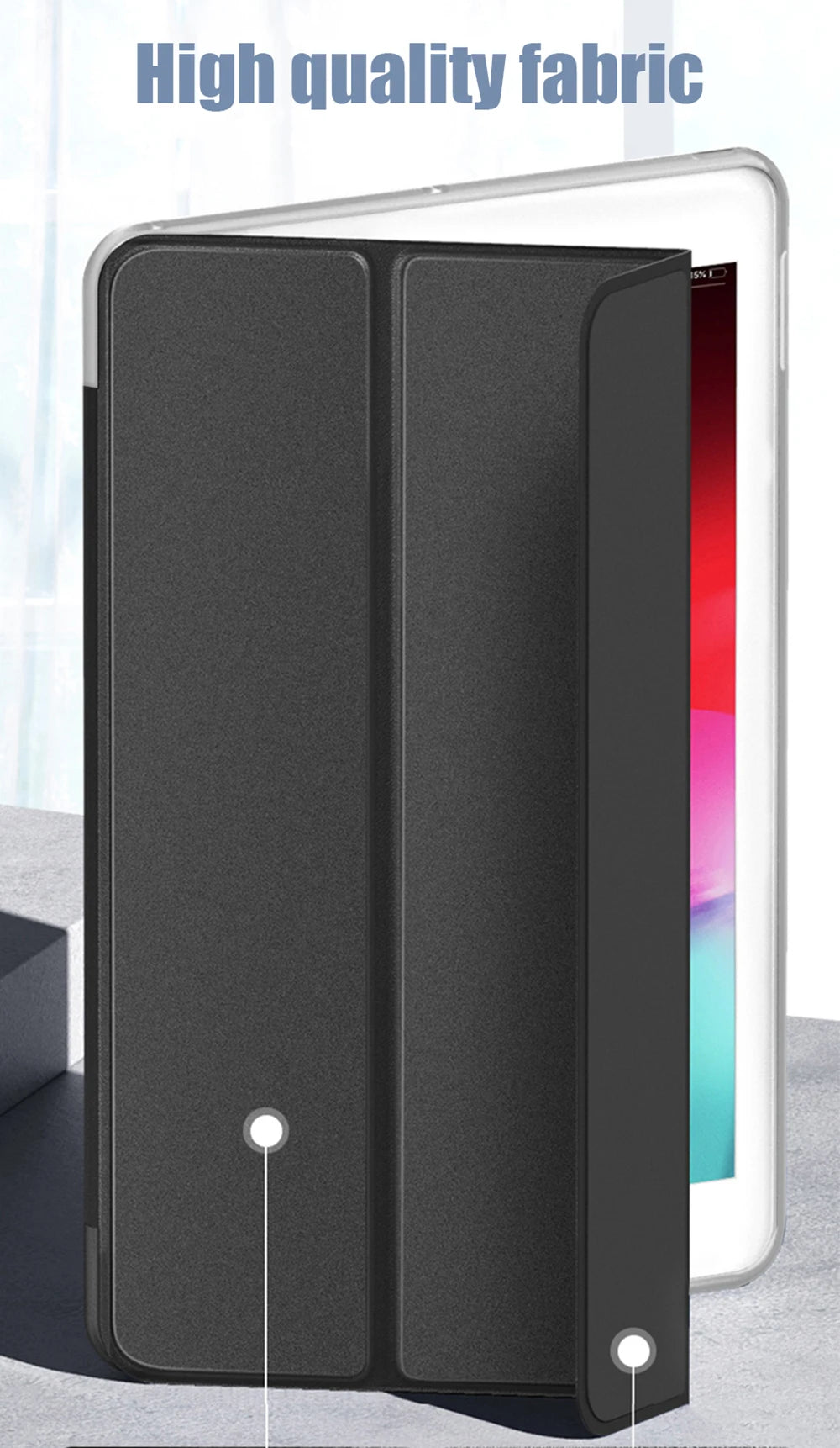 New iPad 10 2022 10th Generation A2696 PU Leather Tablet Folding Smart Cover Funda for Apple iPad 10 9 Inch Protective Case