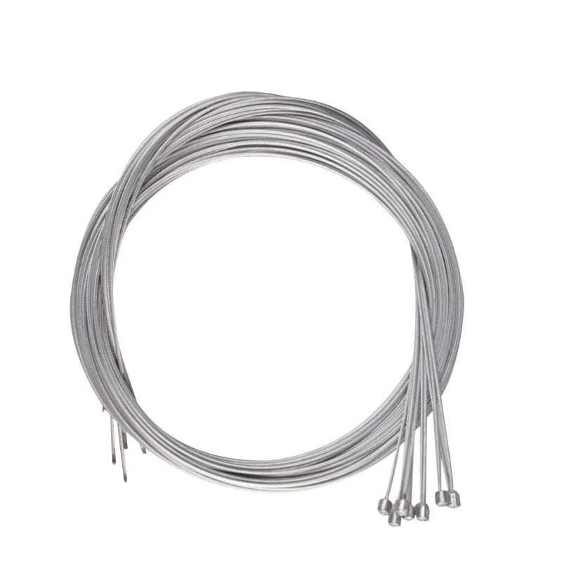 10/5/3/1PC 2M MTB Bicycle Brake Line Bicycle Speed Line Fixed Gear Shifter Gear Brake Cable Set Core Inner Wire MTB Road Bike