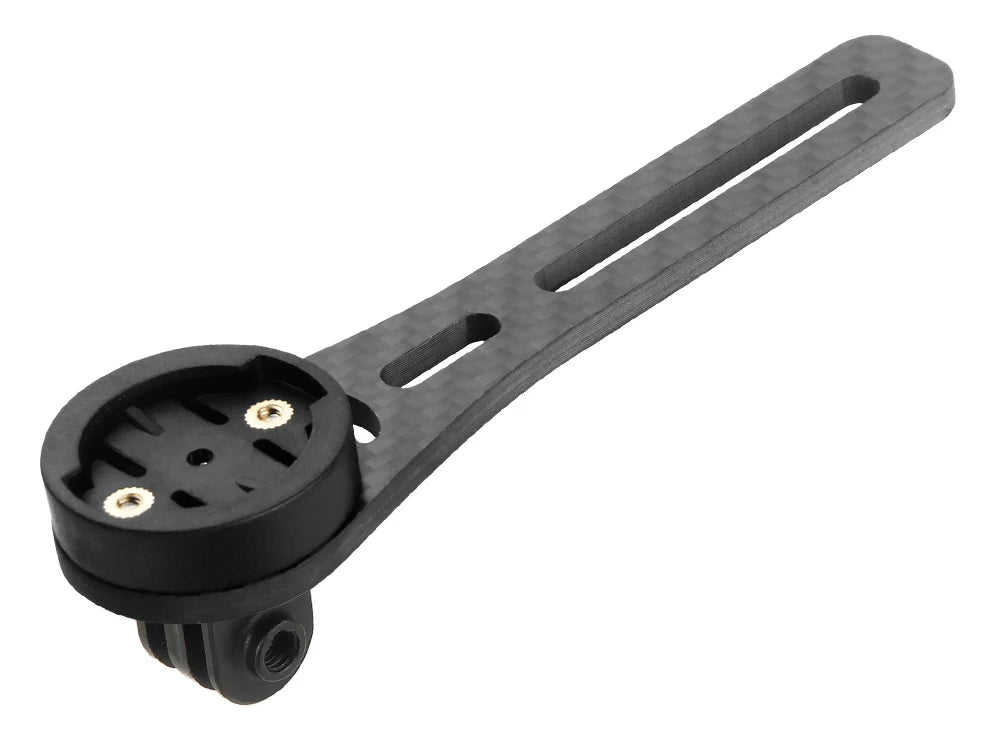 Bicycle Integrated Handlebar Computer Bracket for Garmin Bryton Wahoo Road Bike Speedometer Headlight Carbon Fiber Mount Stand