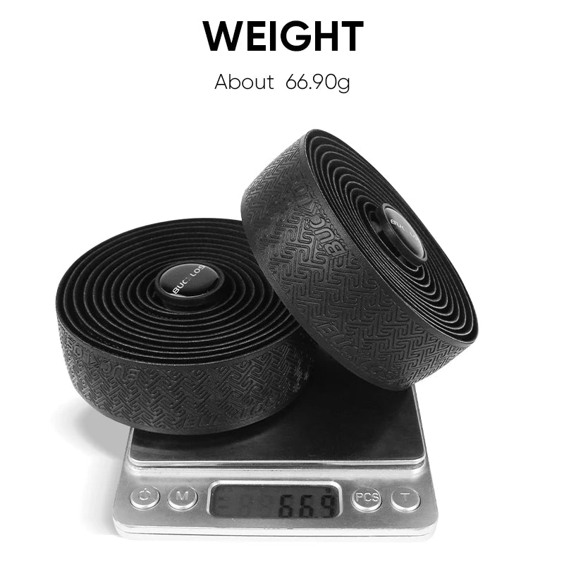 Bike Handlebar Tape EVA PU Road Bicycle Handlebar Tape Anti-slip Shock Absorption Cycling Wrap End Plug Bike Accessories
