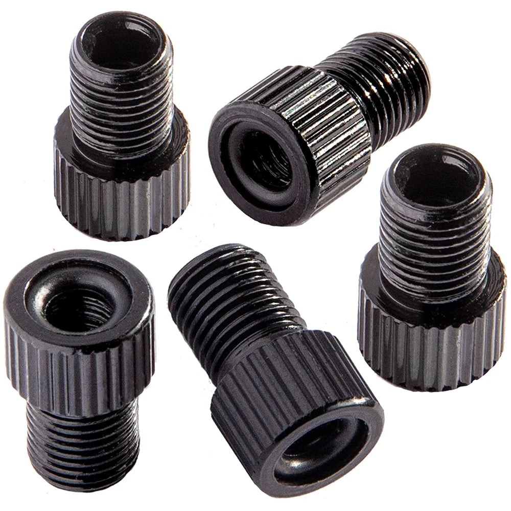 4Pcs Presta Valve Adapter - Convert Presta to Schrader - French/UK to US - Inflate Tire Using Standard Pump or Air Compressor