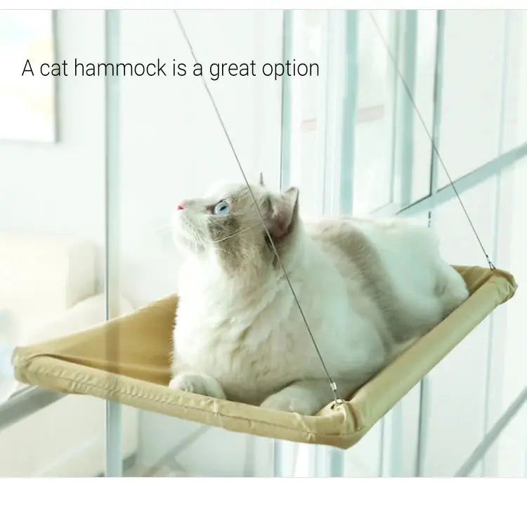 New Cat Hammock Cat Sunny Window Seat Washable Detachable Pet Bed Suction Shelf Bag Beds Seat For Cat Sleeping Pet Accessories