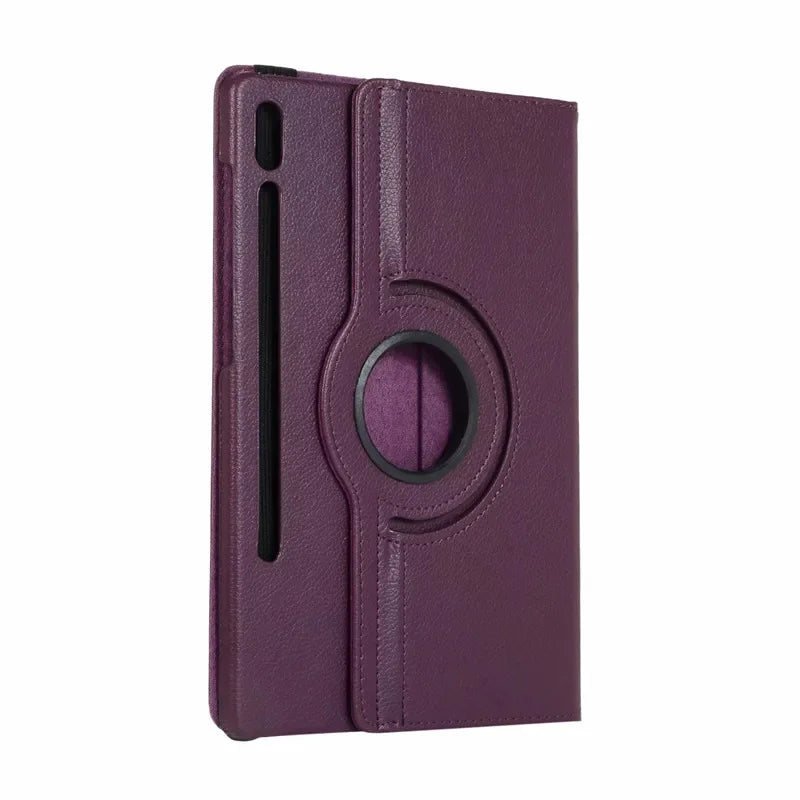 Case For Samsung Galaxy Tab A9 Plus S9 S8 S7 FE Plus 12.4 SM X210 X710 X716 X718 X810 X700 X800 360 Rotating Flip Stand Cover