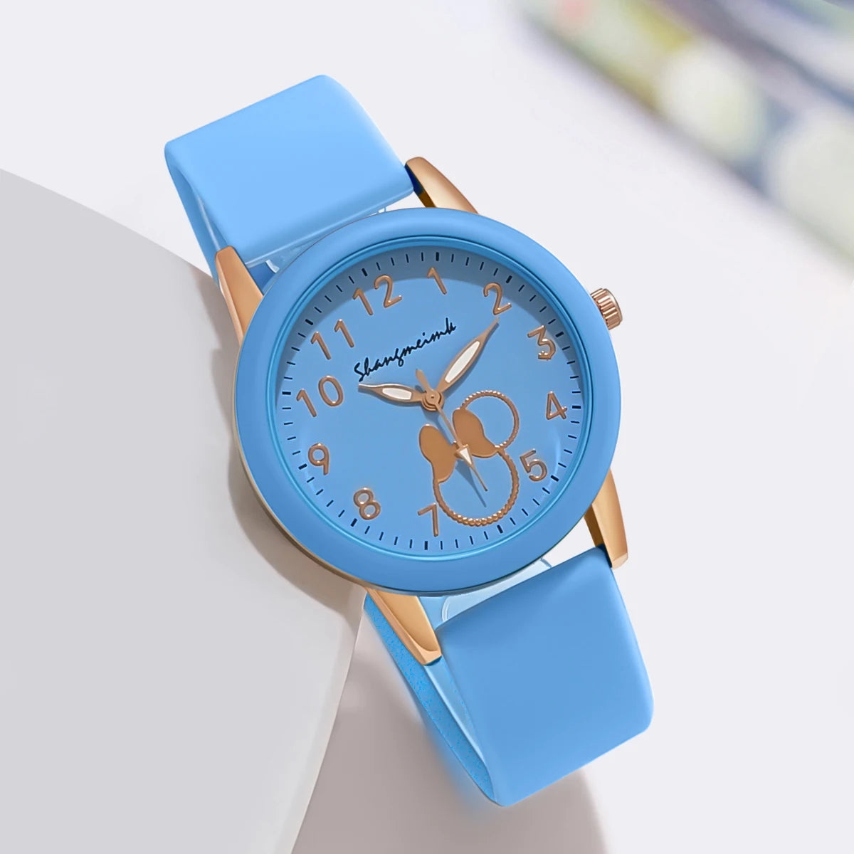 Casual Women Sport Cartoon Silicone Quartz Student Watch