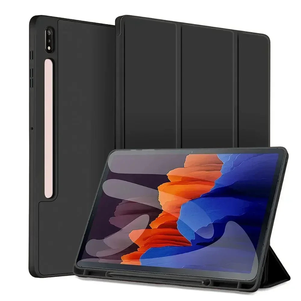 Case for Samsung Galaxy Tab S9 S8 S7 11 inch S10 Plus Fe 12.4" T730 T970 X810 Pencil Holder Cover Samsung Tab S6 Lite10.4 Case