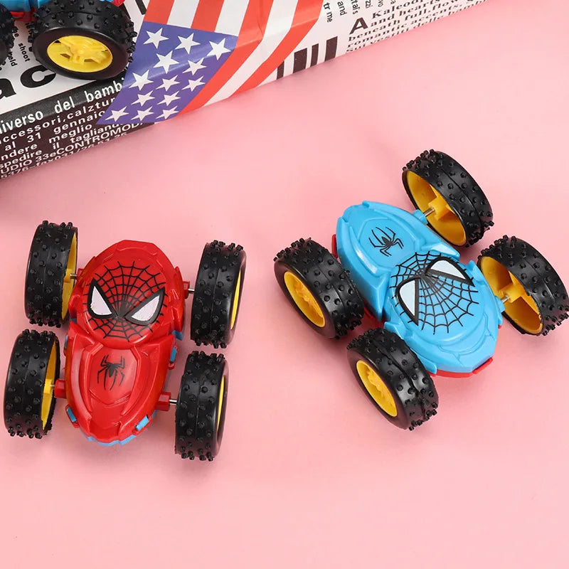 Kids Spider Dump Truck Inertia Car 360 Degree Impact Resistant Double Sided Car Children's Puzzle Toys Student Prize Gifts