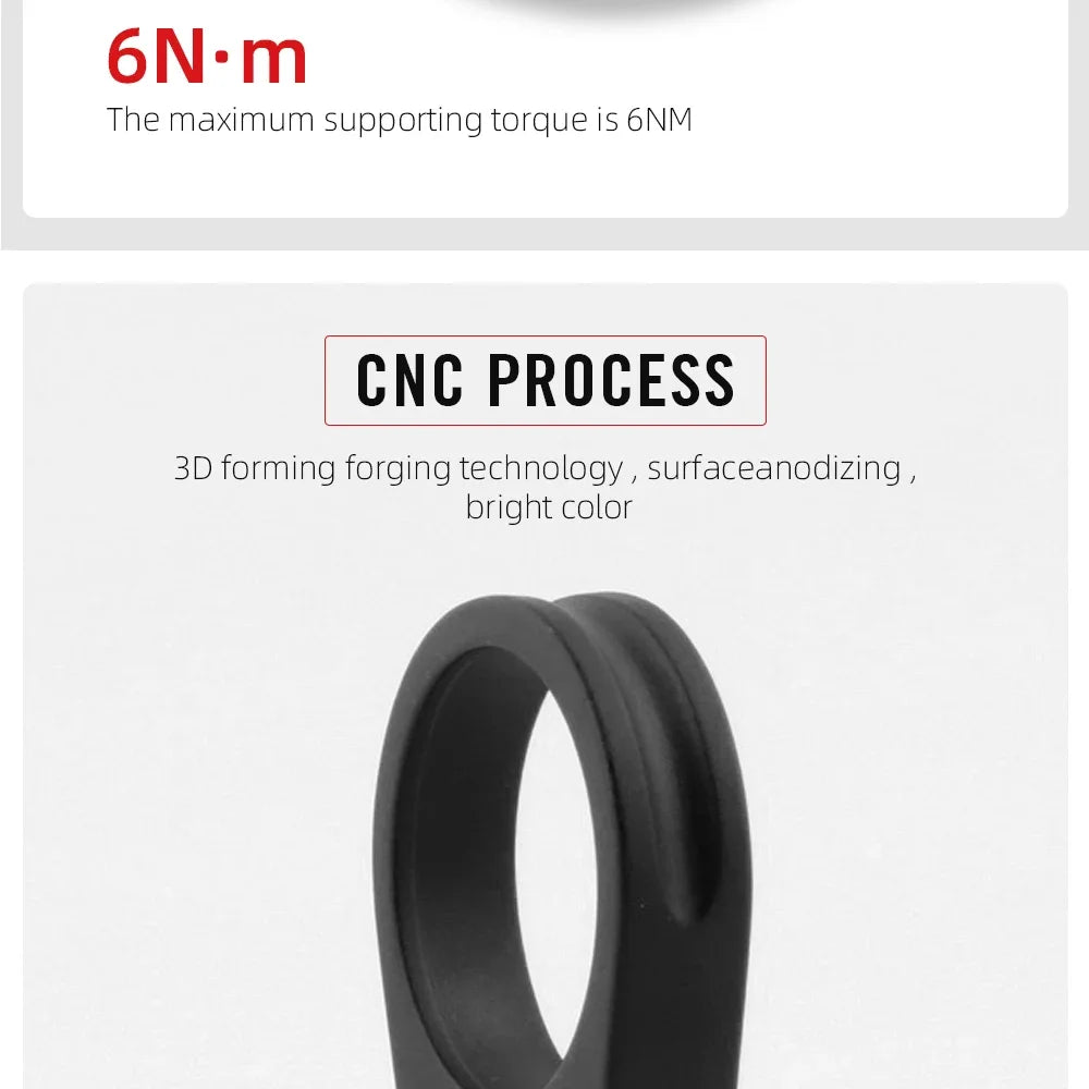 Jawbone Seat Post Clamp CNC Alloy Light Saddle Bicycle Seating Post for 25.4 27.2 30.9 31.6 mm Lock Bike Cycling Accessories