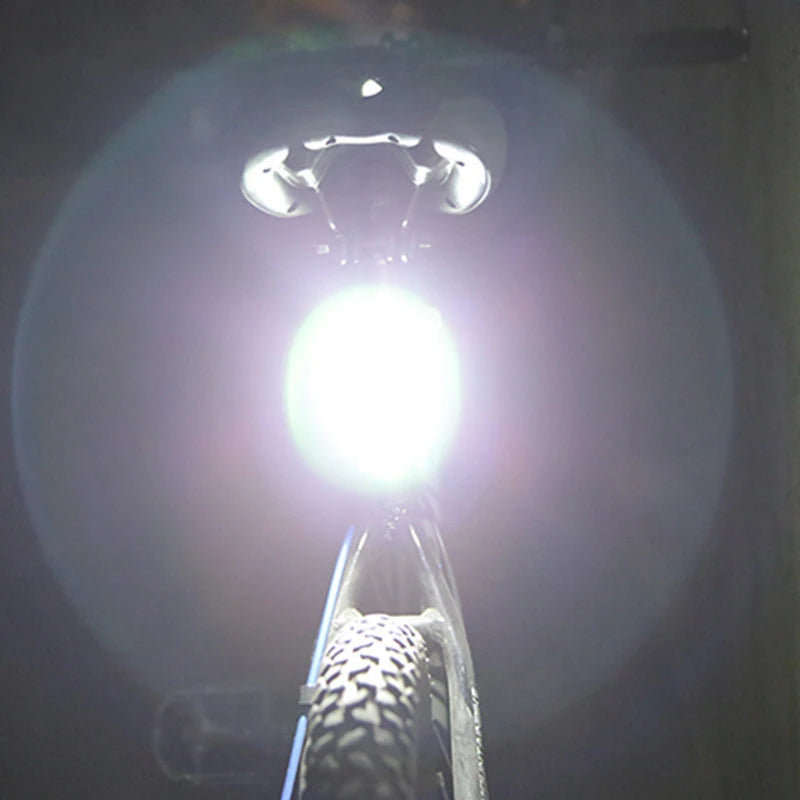 Bicycle Rear Light Waterproof USB Rechargeable LED Safety Warning Lamp Bike Flashing Accessories Night Riding Cycling Taillight