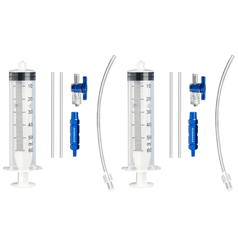 Bicycle Tubeless Tire Liquid Injection Tool 60ML Syringe Presta Valve Core Removal Tool MTB Road Bike Tire Fluid Injection Tool
