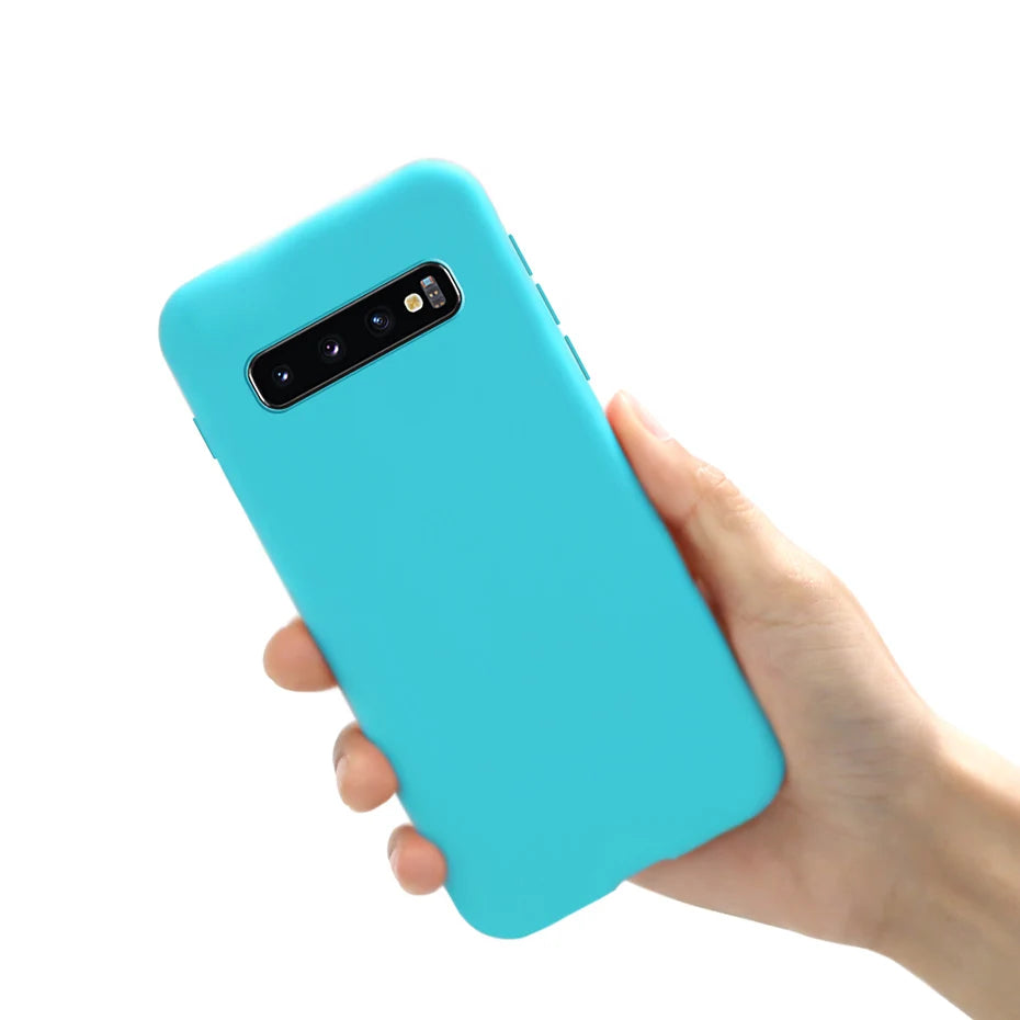 For Samsung Galaxy S10 Phone Case For Samsung S10E S10 E Case Silicone Soft Back phone Protector Funda on Samsung S10 Plus Cover
