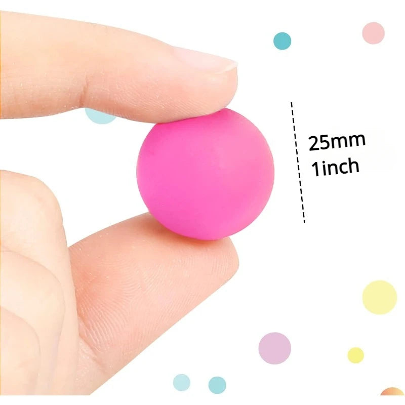 10/20/50PCS Bouncing Ball Toys Party Favors Birthday Gift Guest Doll Machine Accessory Children's Playground Water Buoyancy Ball