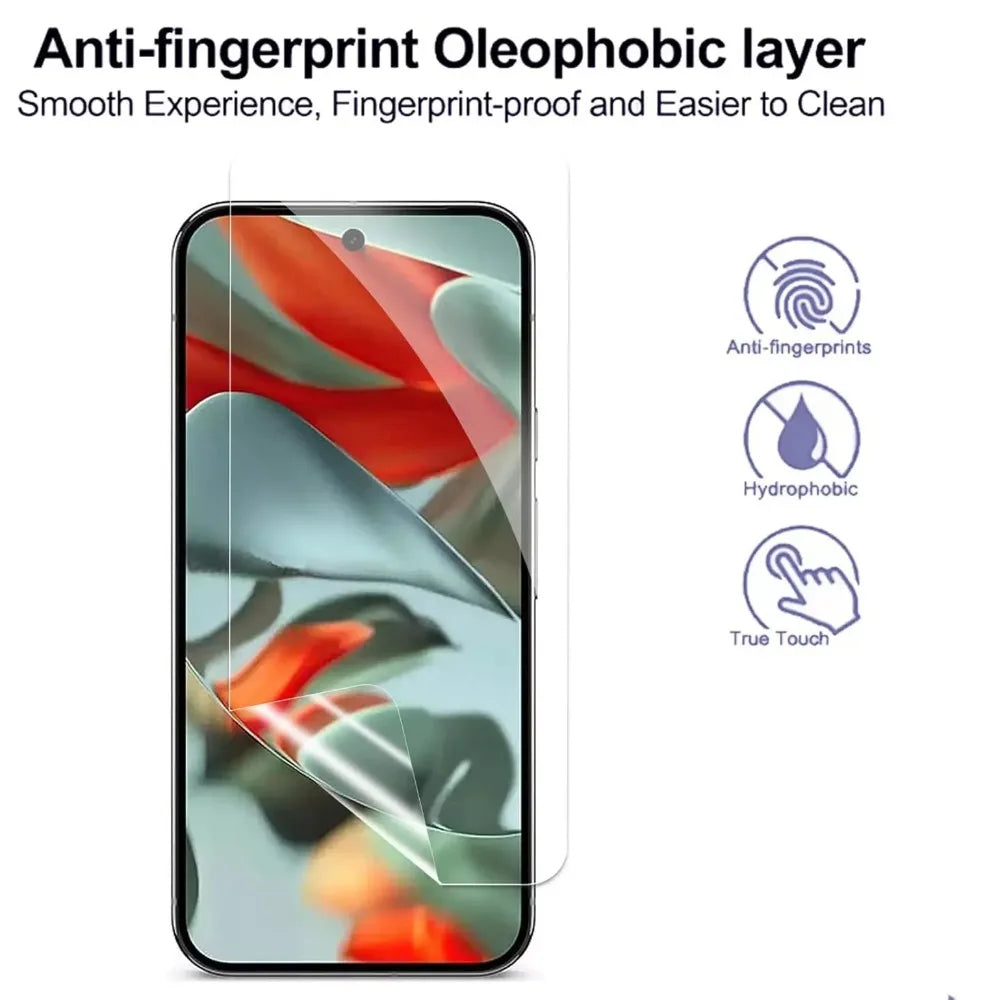 3PCS Hydrogel Film for Google Pixel 9 Pro XL 8 7 6 8A 5 4 3 7A 5A 6A 4A 4XL Anti Scratch Soft Screen Protectors Protective Film