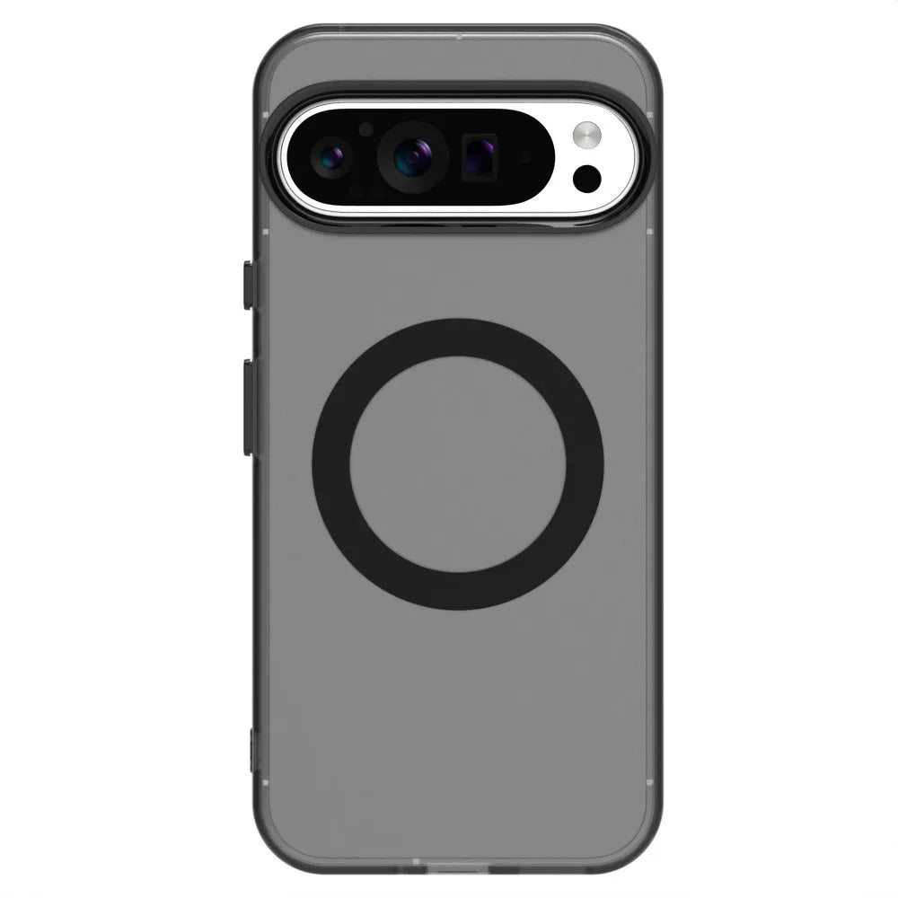 Matte Clear Magnetic Wireless Charging Armor Magsafe Case For Google Pixel 9 8 Pro XL 8A Military Shockproof Candy Color Frosted