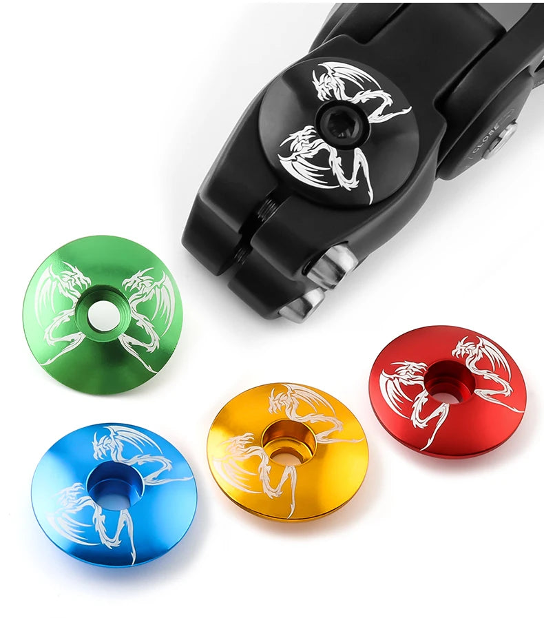 MUQZI Mountain Bike Headset Cover Aluminum Alloy Ultra-ligh Bowl Cover Road Bike Fixed Gear Folding Parts Headset top Cap