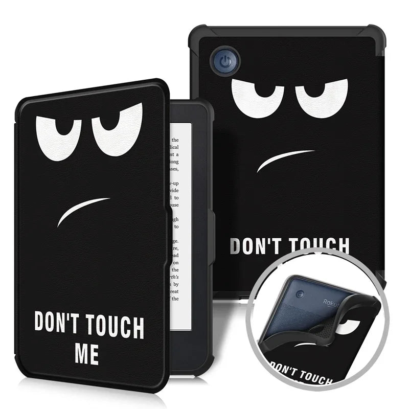 For Kobo Clara BW / Clara Colour 2024 Case 6 inch Auto Wake Sleep PU Leather Cover Soft Magnetic Ereader Hoesje N365 N367 Funda