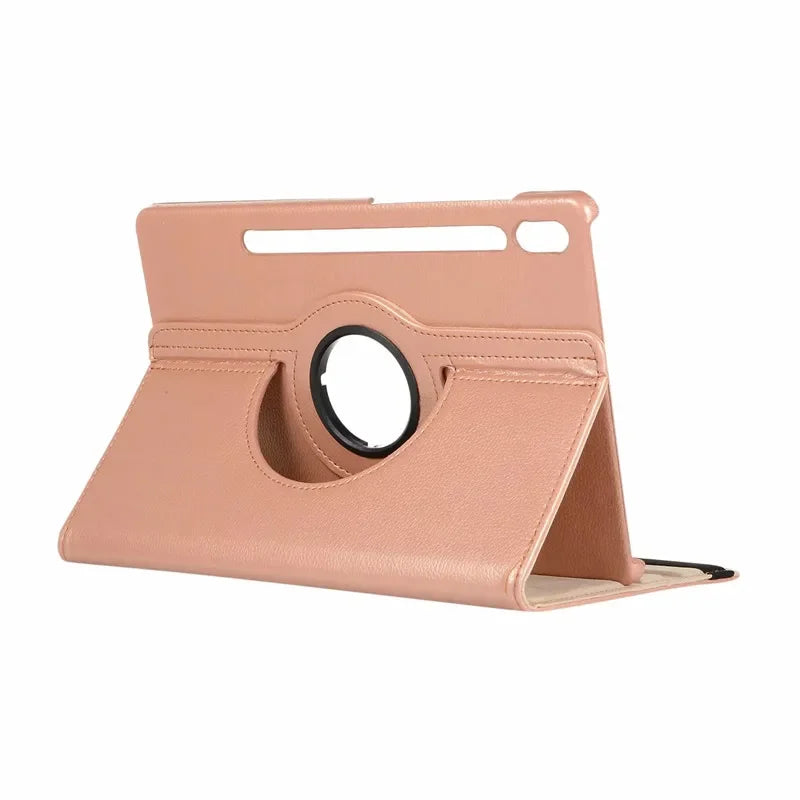 Case For Samsung Galaxy Tab A9 Plus S9 S8 S7 FE Plus 12.4 SM X210 X710 X716 X718 X810 X700 X800 360 Rotating Flip Stand Cover