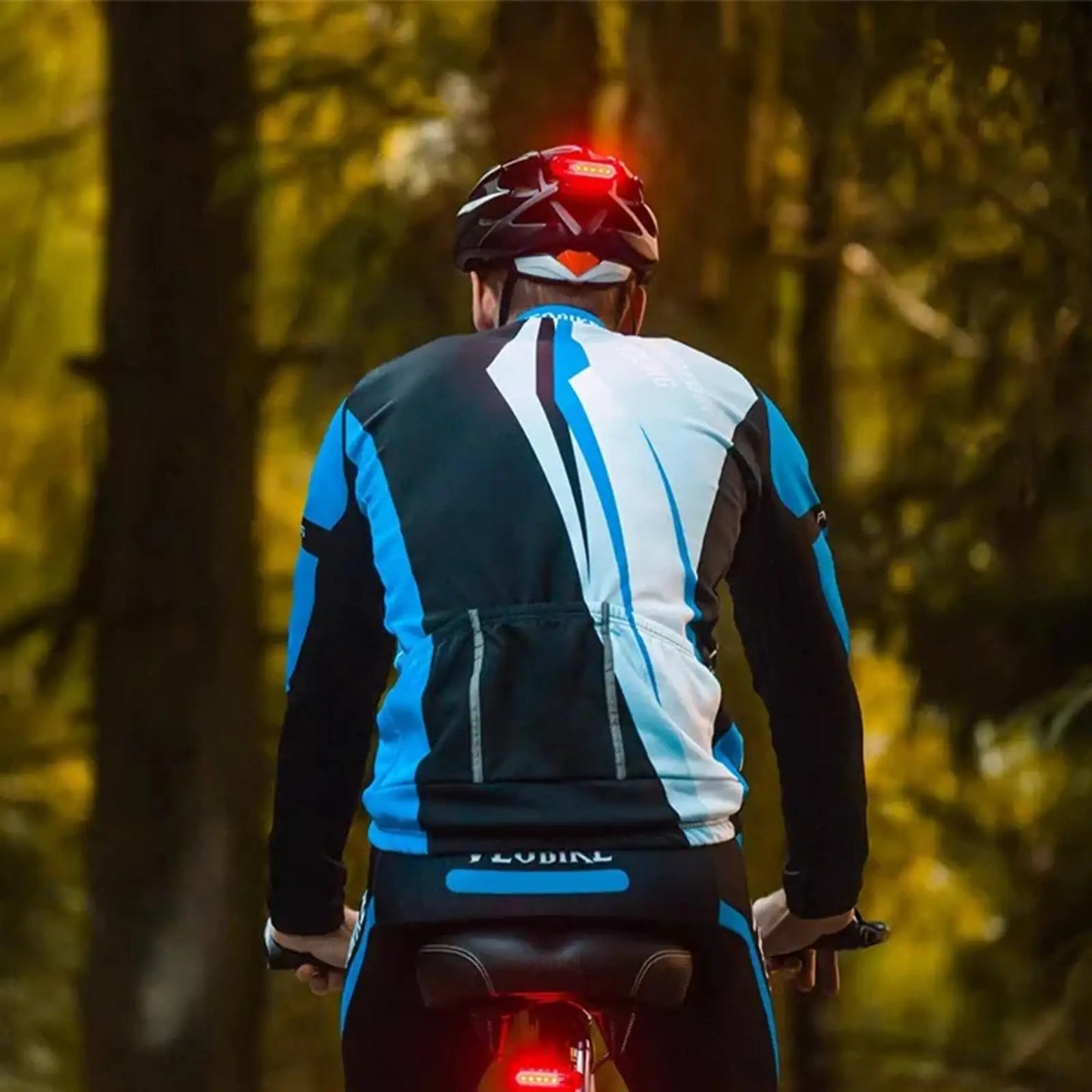 USB Rechargeable Bicycle Light Cycling Rear Light LED Taillight Waterproof MTB Road Bike Light Back Lamp for Bicycle D2K2